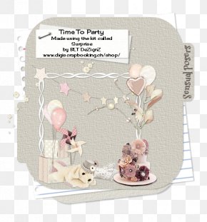 Party Time - Birthday Wish Digital Scrapbooking Gift Happiness PNG