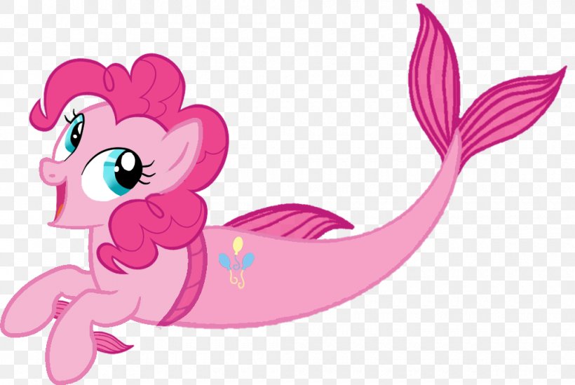 Pinkie Pie My Little Pony Rarity Mermaid, PNG, 1020x683px, Pinkie Pie, Art, Cartoon, Character, Deviantart Download Free