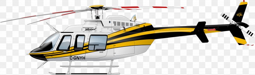 Radio-controlled Helicopter Bell 407 Aircraft Honeywell HTS900, PNG, 3463x1024px, Helicopter, Aircraft, Bell 407, Helicopter Rotor, Military Helicopter Download Free