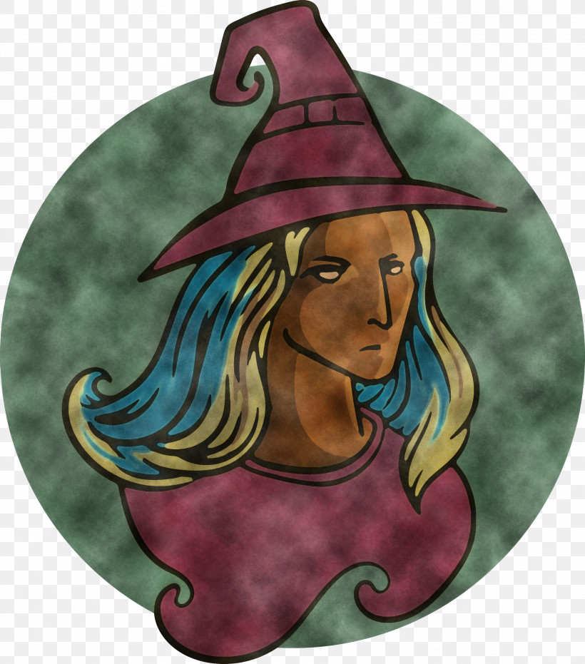 Witch Halloween, PNG, 2642x3000px, Witch, Christmas Day, Christmas Ornament, Halloween, Mermaid Download Free