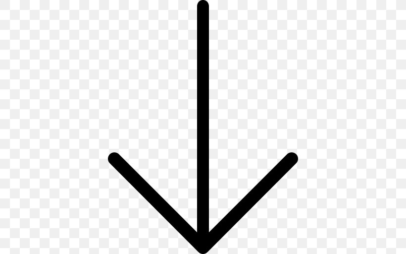 Arrow Symbol Sign, PNG, 512x512px, Symbol, Arah, Black And White, Point, Relative Direction Download Free