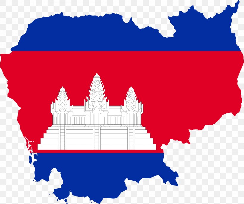 Flag Of Cambodia French Indochina Map, PNG, 2316x1934px, Cambodia, Area, Blank Map, Blue, Flag Download Free