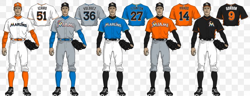 Jersey Miami Marlins Baseball Uniform, PNG, 8143x3155px, Jersey, Baseball, Baseball Equipment, Baseball Uniform, Clothing Download Free