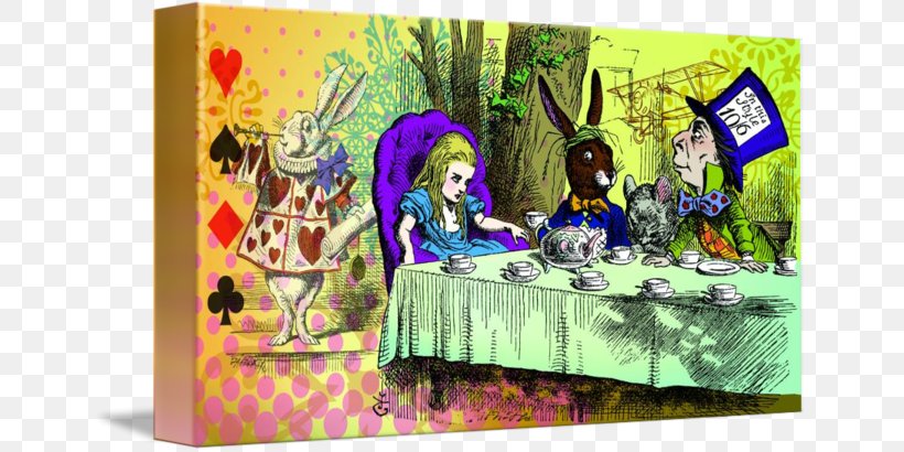 Mad Hatter Alice's Adventures In Wonderland Toy Text Post Cards, PNG, 650x410px, Mad Hatter, Art, Post Cards, Rectangle, Sticker Download Free
