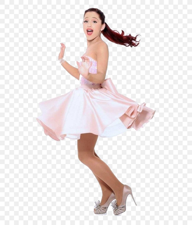 Ariana Grande Victorious 2012 Kids' Choice Awards Chanel #2 Cat Valentine, PNG, 611x960px, Watercolor, Cartoon, Flower, Frame, Heart Download Free