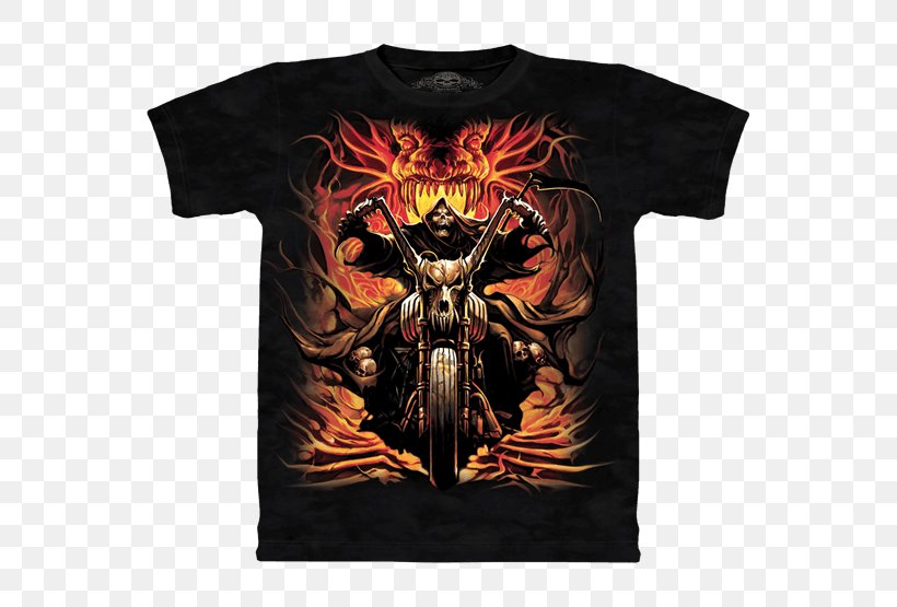 Death T-shirt Motorcycle Skull Clothing, PNG, 555x555px, Death, Art, Clothing, Fictional Character, Ghost Download Free
