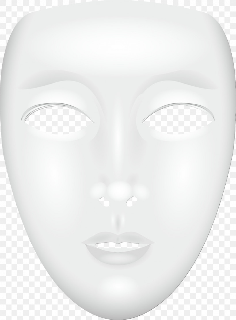 Face White Head Masque Nose, PNG, 1177x1600px, Watercolor, Cheek, Costume, Face, Forehead Download Free
