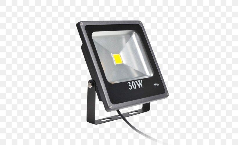 Floodlight LED Lamp Light-emitting Diode Light Fixture, PNG, 500x500px, Light, Edison Screw, Floodlight, Hardware, Incandescent Light Bulb Download Free