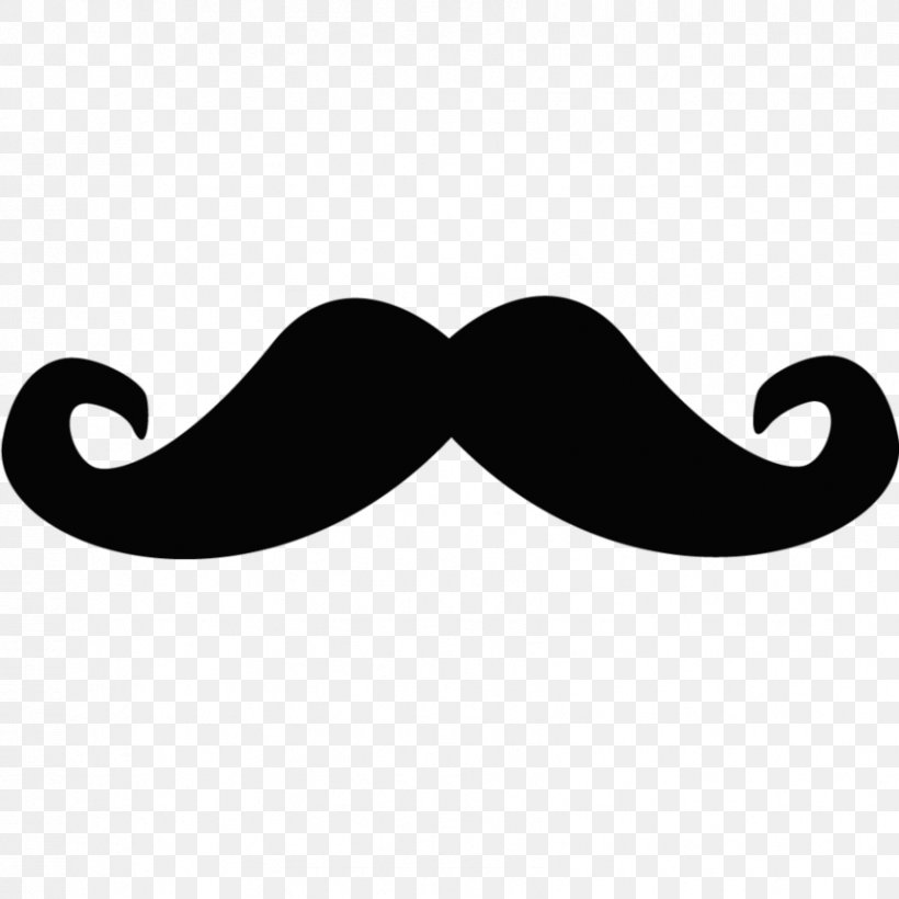 Handlebar Moustache Clip Art, PNG, 849x849px, Moustache, Beard, Black And White, Fu Manchu Moustache, Hair Download Free