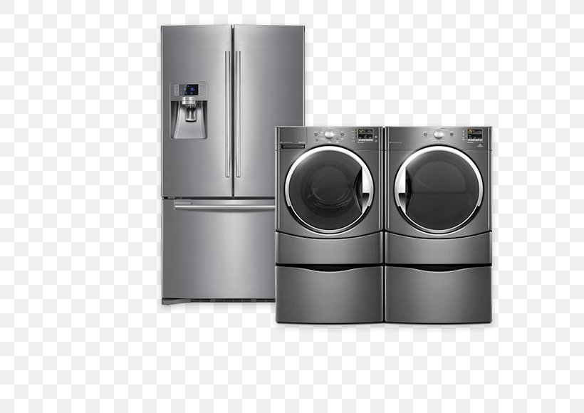 Home Appliance Refrigerator Washing Machines Clothes Dryer Major Appliance, PNG, 640x580px, Home Appliance, Clothes Dryer, Combo Washer Dryer, Cooking Ranges, Dishwasher Download Free