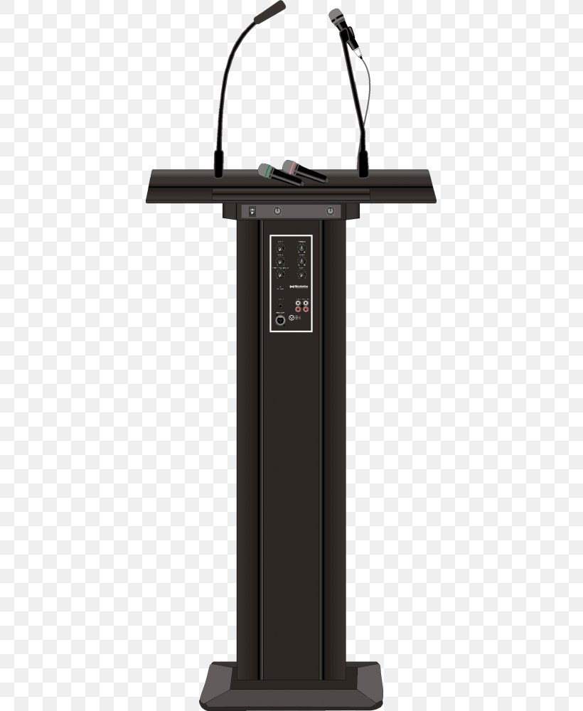 Microphone Public Address Systems Lectern Loudspeaker, PNG, 409x1000px, Microphone, Amplificador, Amplifier, Analog Signal, Audio Download Free