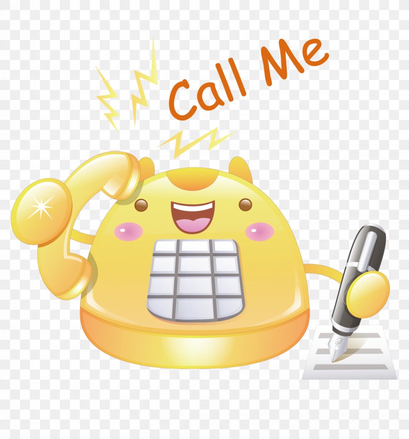 Telephone Animation Yellow, PNG, 1452x1557px, Telephone, Animation, Cartoon, Color Printing, Food Download Free