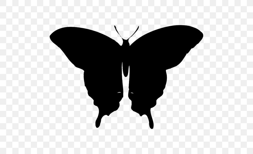 Clip Art Butterfly Image Silhouette Stock.xchng, PNG, 500x500px, Butterfly, Blackandwhite, Insect, Invertebrate, Monochrome Photography Download Free
