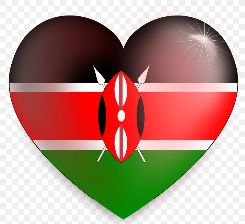 Flag Of Kenya Clip Art, PNG, 800x750px, Watercolor, Cartoon, Flower, Frame, Heart Download Free