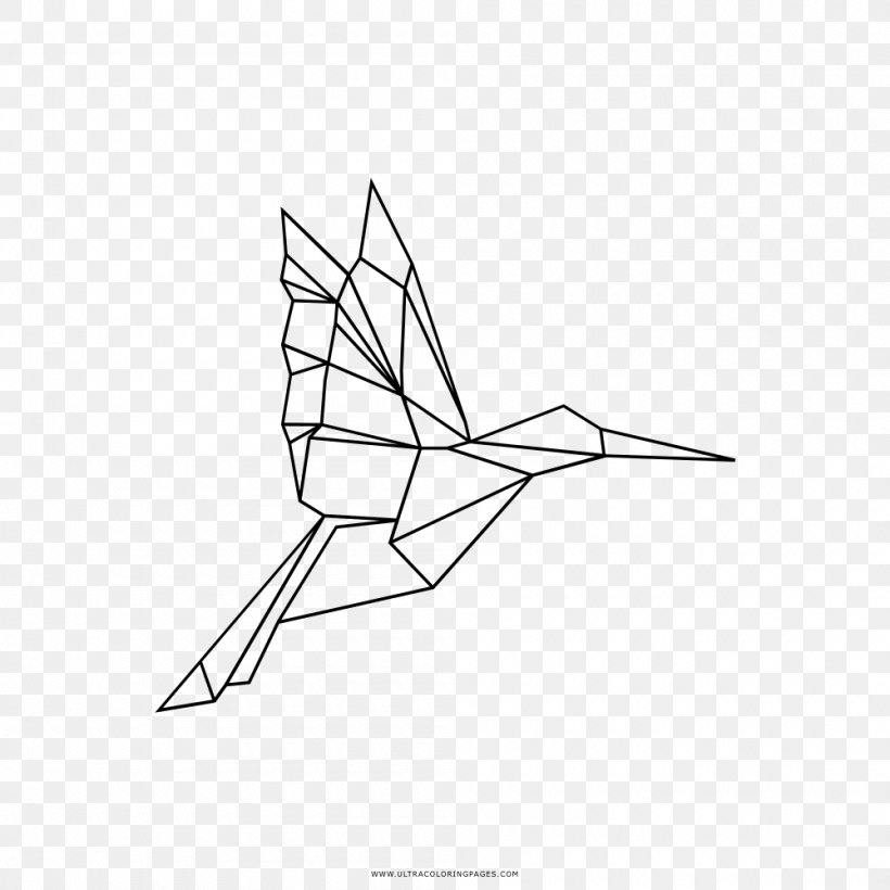 Hummingbird Drawing Coloring Book Ausmalbild Paper, PNG, 1000x1000px, Hummingbird, Area, Art, Art Paper, Artwork Download Free