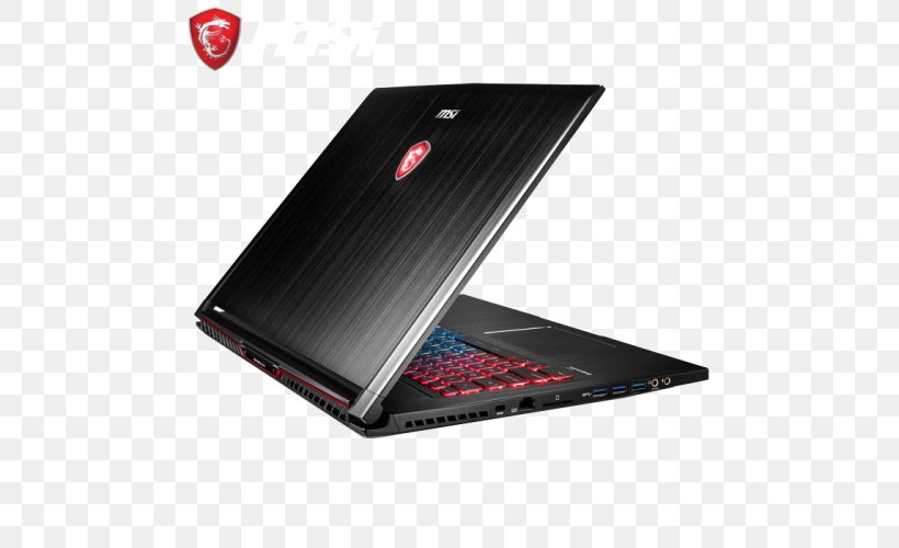 Laptop Kaby Lake Intel Core I7 MSI GS73VR Stealth Pro, PNG, 500x500px, Laptop, Electronic Device, Gaming Computer, Geforce, Gigabyte Download Free