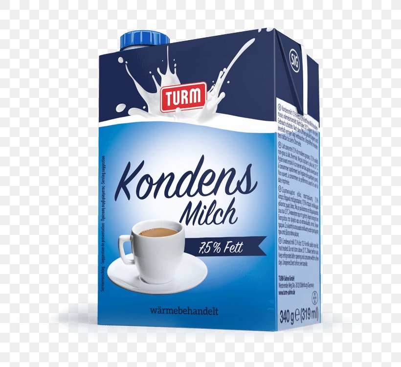 Condensed Milk Cream Coffee Flavor, PNG, 750x750px, Milk, Brand, Butterfat, Coffee, Condensed Milk Download Free
