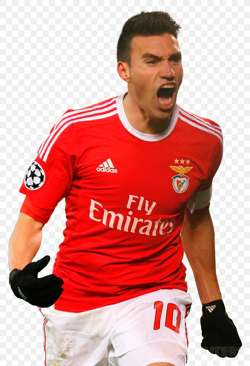 Nicolás Gaitán S.L. Benfica Rendering Jersey Football Player, PNG, 800x1198px, Sl Benfica, Clothing, Defensive Tackle, Football, Football Player Download Free