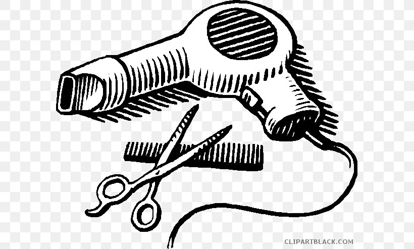 Comb Hair Dryers Hairdresser Hair-cutting Shears Scissors, PNG, 597x493px, Comb, Artwork, Audio, Barber, Beauty Parlour Download Free