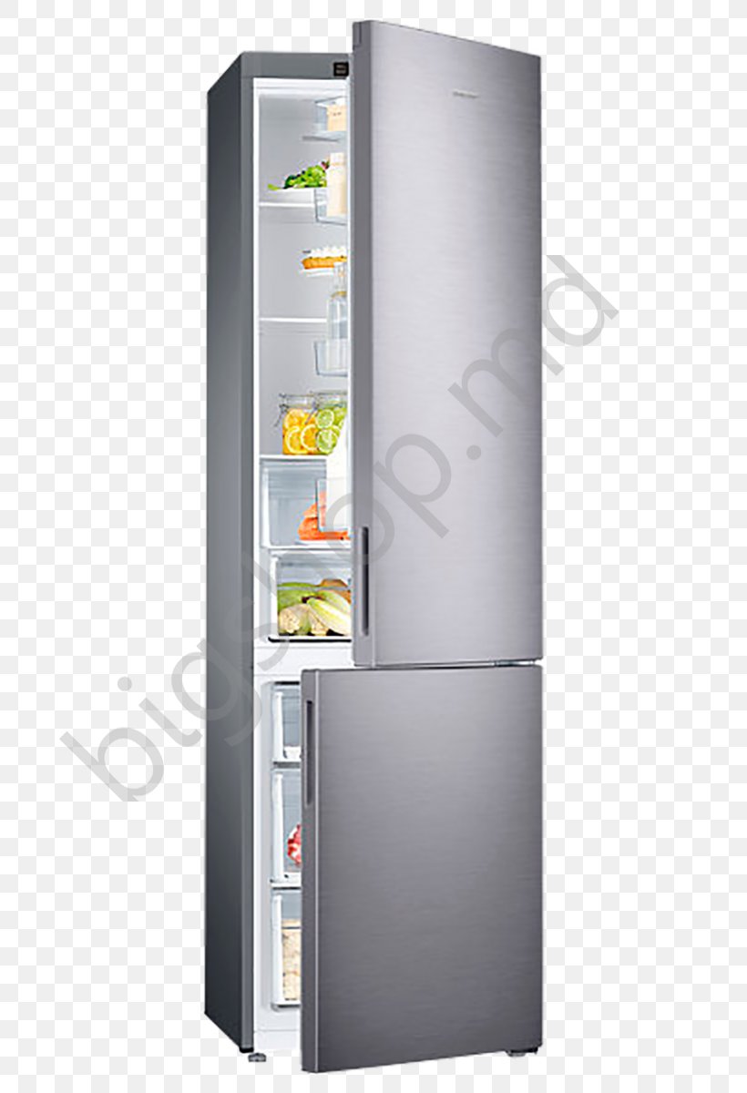 Refrigerator Auto-defrost Freezers Frigorifero Samsung RB37J5015SS, PNG, 733x1200px, Refrigerator, Autodefrost, Freezers, Home Appliance, Kitchen Appliance Download Free