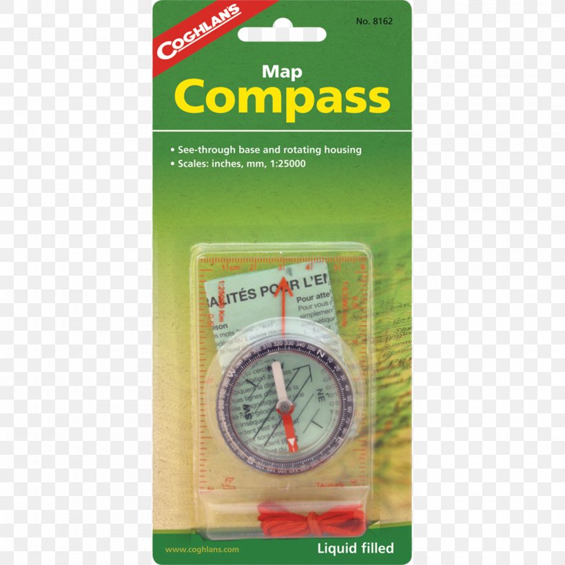 Coghlan's Ltd Compass Map Camping Outdoor Recreation, PNG, 2000x2000px, Compass, Backpacking, Camping, Handsewing Needles, Hardware Download Free