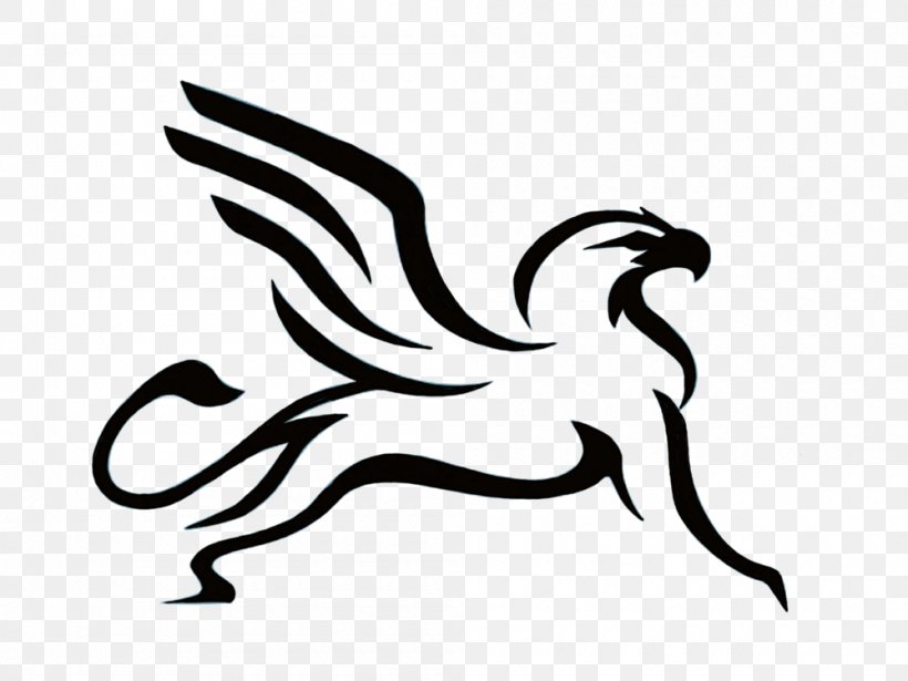 Vector Graphics Griffin Royalty-free Stock Photography Illustration, PNG, 1000x750px, Griffin, Artwork, Beak, Bird, Black And White Download Free