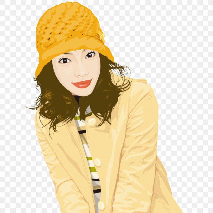 Woman Free Content Clip Art, PNG, 1000x1000px, Woman, Beanie, Cap, Free Content, Fur Download Free