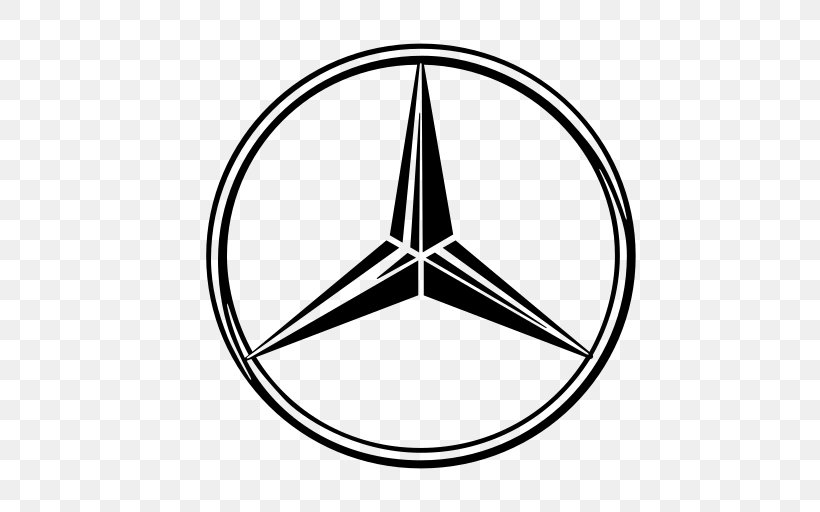 Daimler Logo, PNG, 512x512px, Mercedesbenz, Blackandwhite, Car, Coloring Book, Daimler Ag Download Free