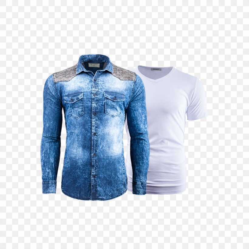 Jeans Denim Sleeve Slim-fit Pants Shirt, PNG, 901x901px, Jeans, Blouse, Blue, Denim, Man Download Free