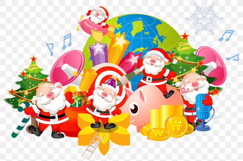Santa Claus Vector Graphics Clip Art Image, PNG, 800x545px, Santa Claus, Christmas, Christmas Day, Christmas Decoration, Christmas Ornament Download Free