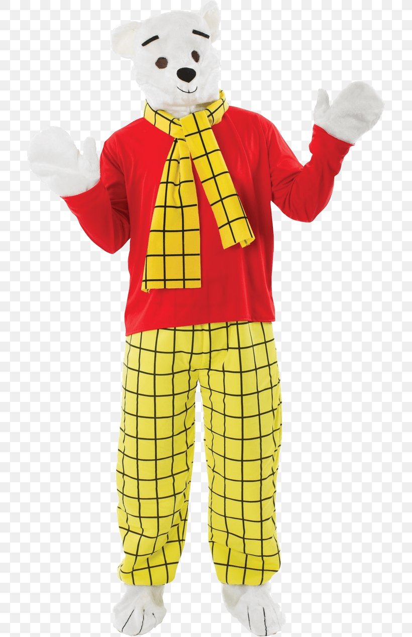 Rupert Bear Costume Clothing Fozzie Bear, PNG, 800x1268px, Watercolor, Cartoon, Flower, Frame, Heart Download Free