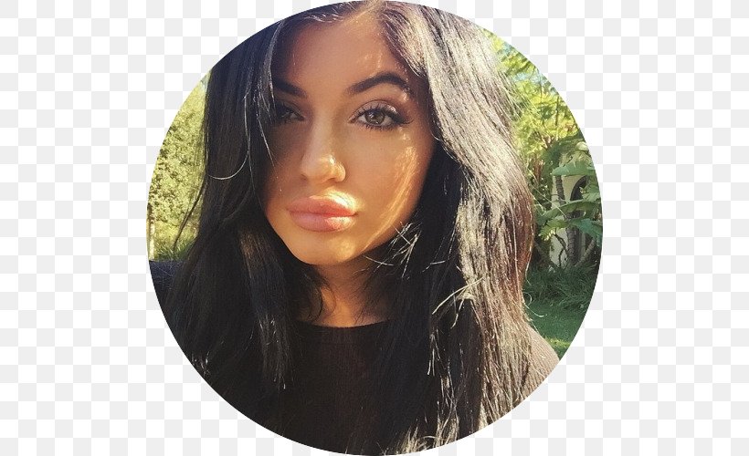 Kylie Jenner Black Hair Hair Coloring, PNG, 500x500px, Kylie Jenner, Black, Black Hair, Brown, Brown Hair Download Free
