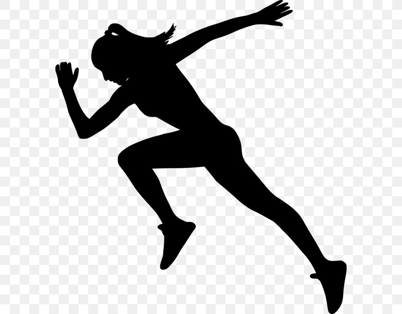 Running Cartoon, PNG, 594x640px, Silhouette, Athletic Dance Move, Jumping, Leg, Running Download Free