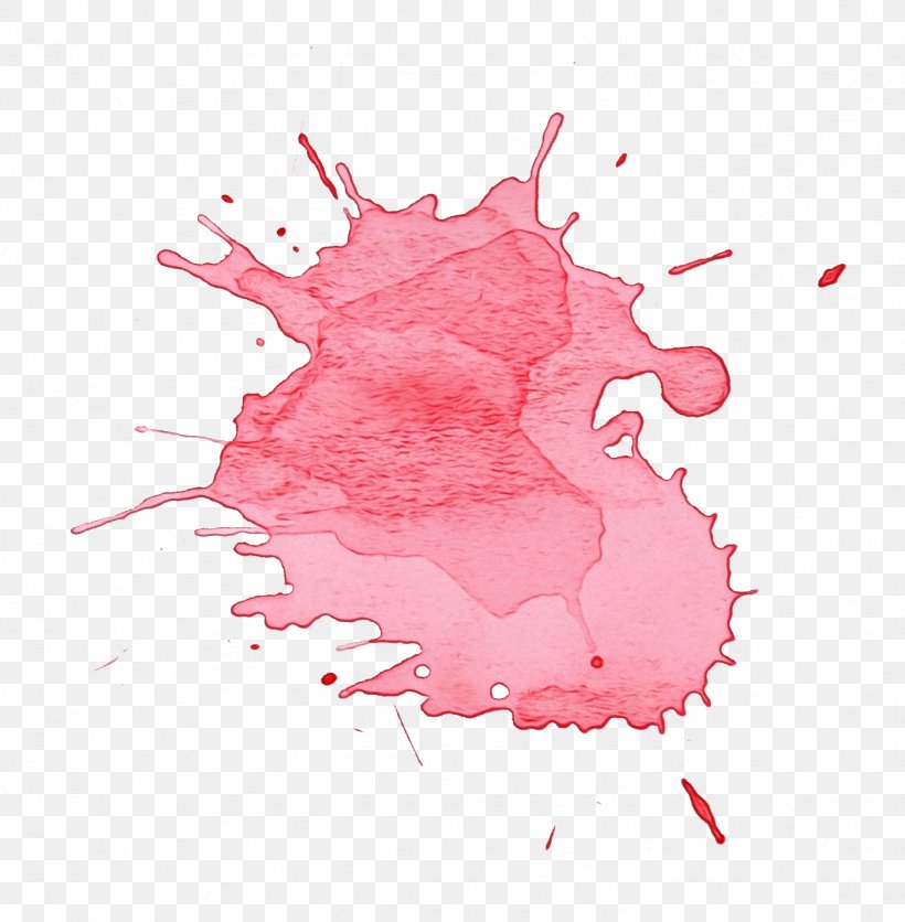 Watercolor Stain, PNG, 1365x1392px, Watercolor Painting, Ink, Paint, Painting, Pink Download Free