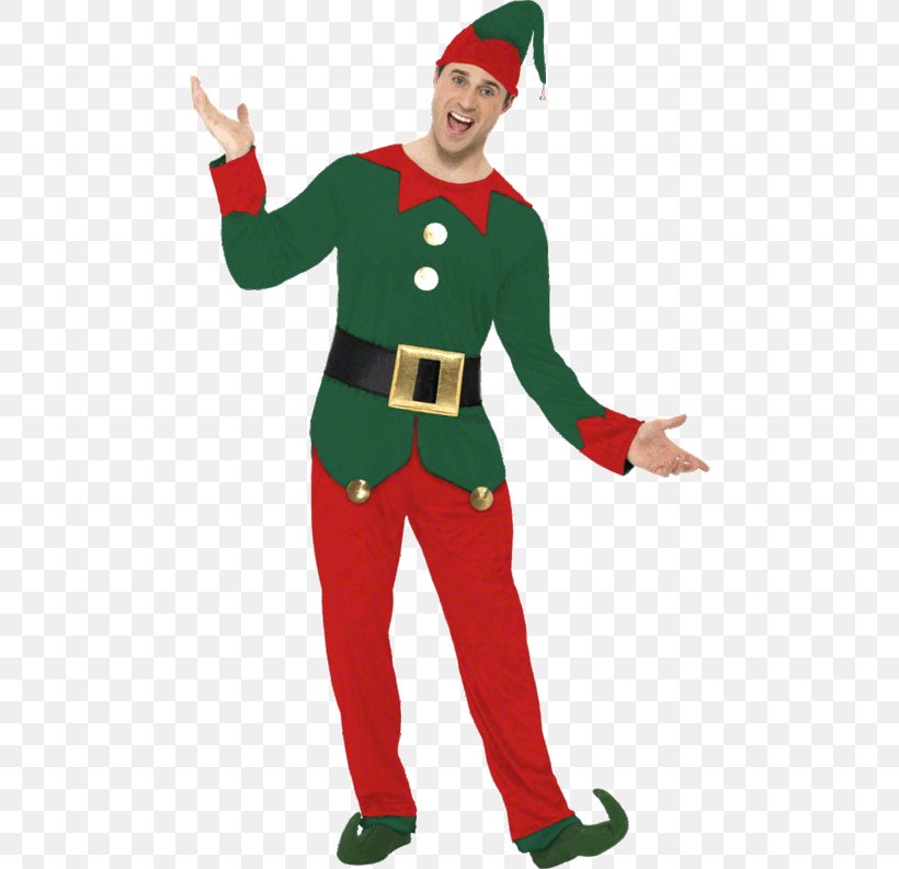 Santa Claus Elf Costume Party Clothing, PNG, 500x793px, Santa Claus, Christmas, Christmas Elf, Clothing, Costume Download Free