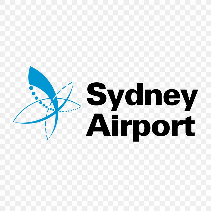 Sydney Airport Logo Brand Font Product, PNG, 2400x2400px, Sydney Airport, Airport, Area, Baccalaureus, Blue Download Free