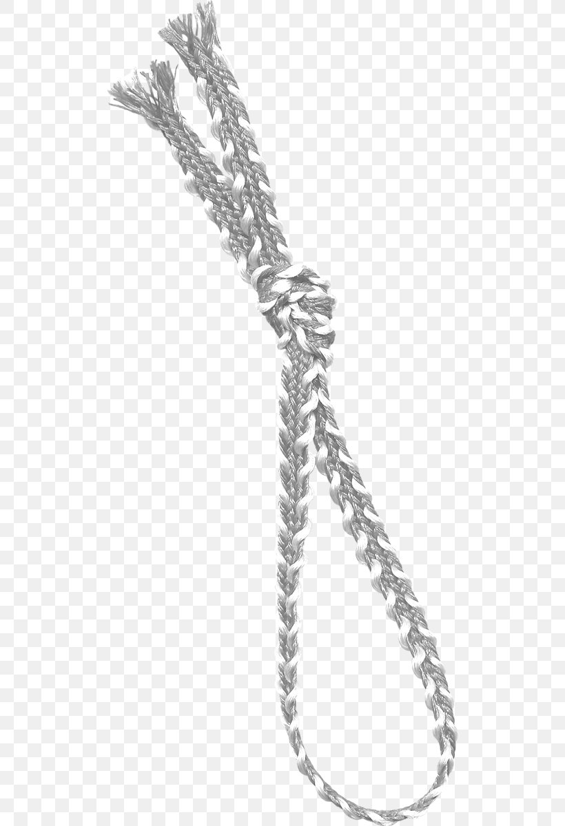 Dynamic Rope Knot Material, PNG, 510x1200px, Rope, Black And White, Chain, Dynamic Rope, Gratis Download Free