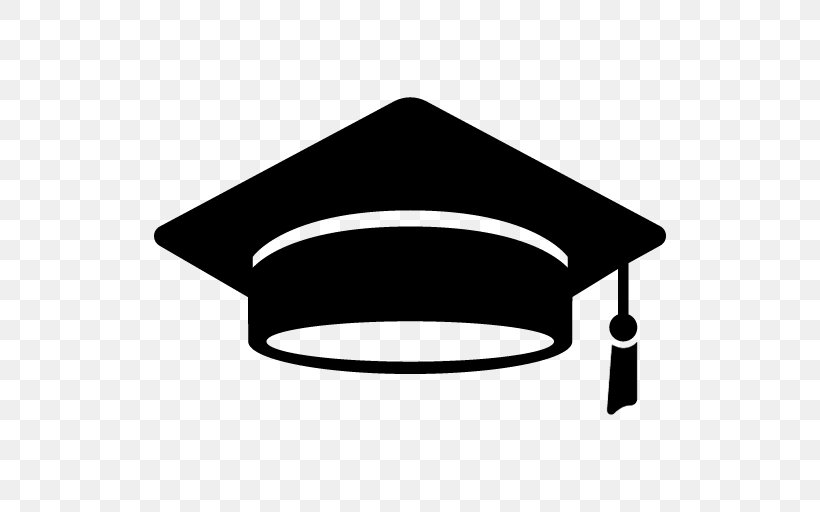 Square Academic Cap Graduation Ceremony Clip Art, PNG, 512x512px, Square Academic Cap, Black, Black And White, Graduation Ceremony, Headgear Download Free
