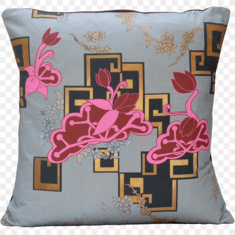 Cushion Throw Pillows Chinoiserie, PNG, 1000x1000px, Cushion, Chinoiserie, Damask, Fern, Interior Design Services Download Free