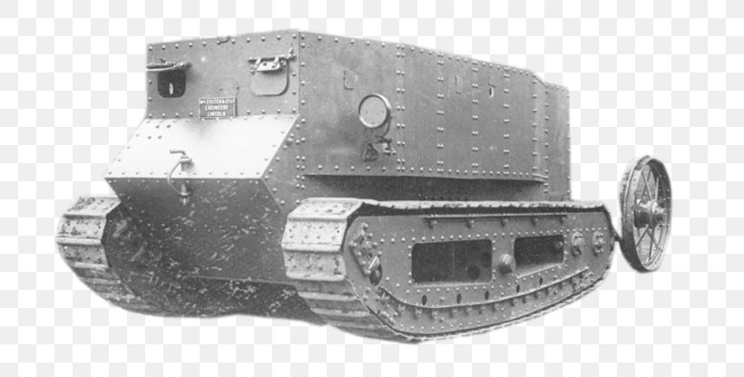 First World War Tank A7V Little Willie, PNG, 703x416px, First World War, Automotive Exterior, Black And White, British Heavy Tanks Of World War I, Churchill Tank Download Free