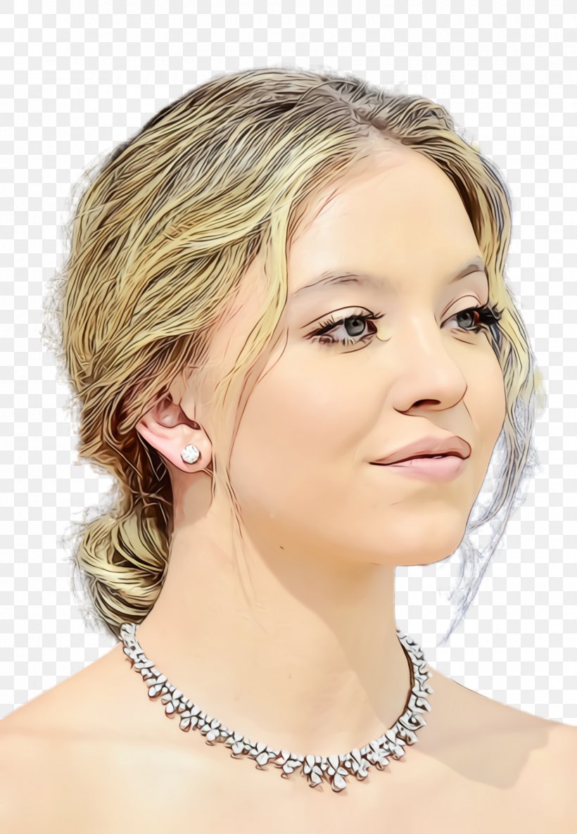 Hair Cartoon, PNG, 1660x2400px, Sydney Sweeney, Beauty, Blond, Bob Cut, Brown Hair Download Free