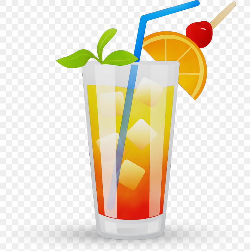 Orange Drink Harvey Wallbanger Cocktail Garnish Tequila Sunrise Non-alcoholic Drink, PNG, 2941x2960px, Watercolor, Cocktail Garnish, Dietary Fiber, Fuzzy Navel, Harvey Wallbanger Download Free
