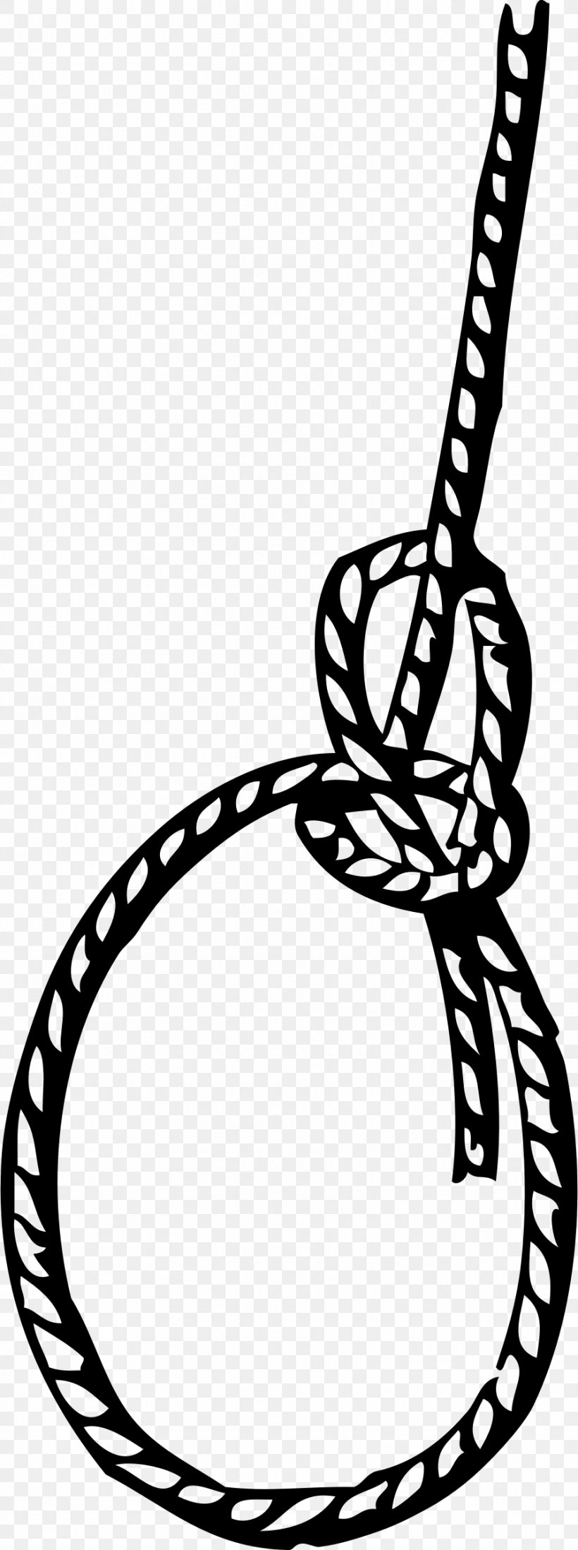 Rope Knot Clip Art, PNG, 896x2400px, Rope, Black, Black And White, Knot, Line Art Download Free