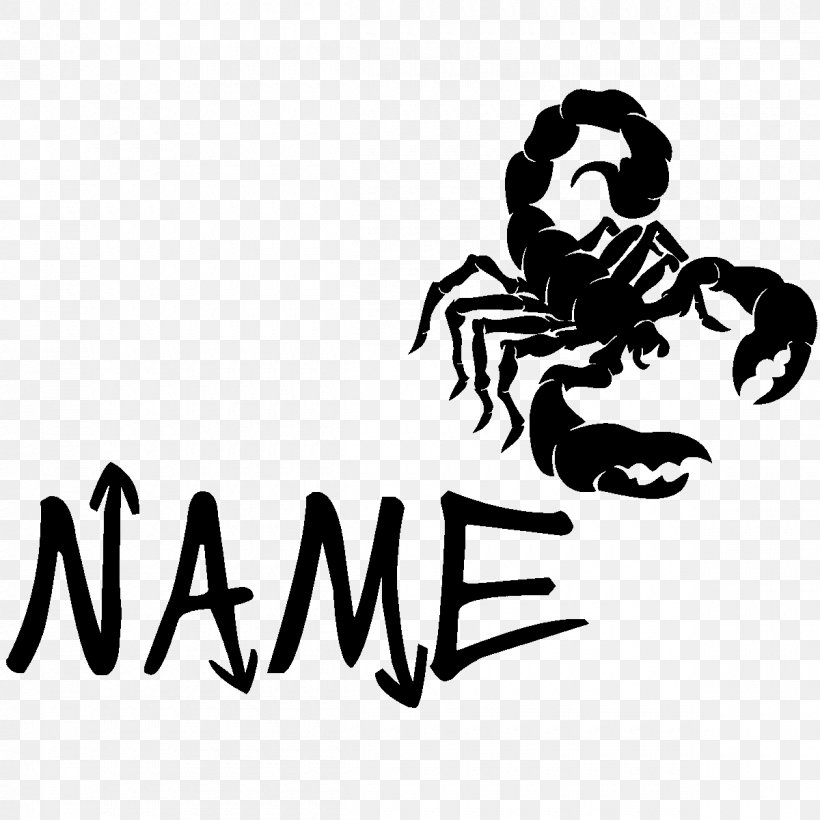 Scorpion Clip Art, PNG, 1200x1200px, Scorpion, Art, Black, Black And White, Brand Download Free