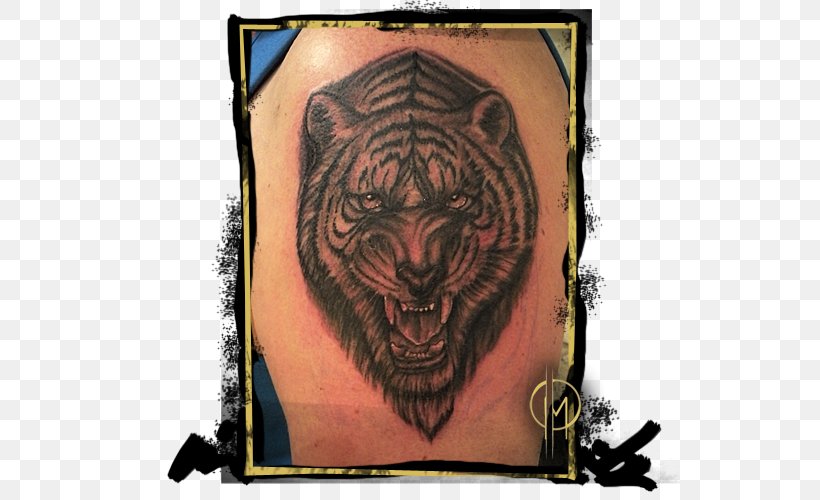 Tiger Tattoo Drawing Clip Art, PNG, 540x500px, Tiger, Abziehtattoo, Arm, Art, Big Cats Download Free