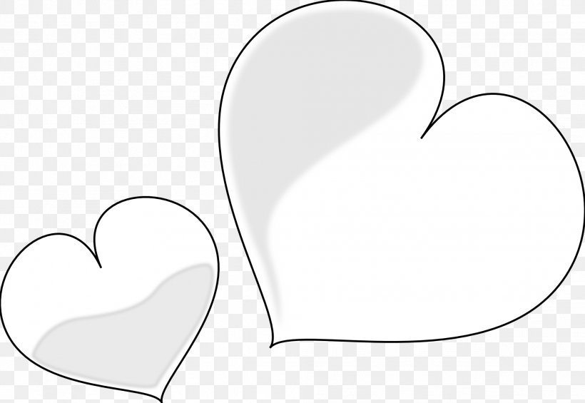 White Heart Clip Art, PNG, 1979x1365px, Watercolor, Cartoon, Flower, Frame, Heart Download Free