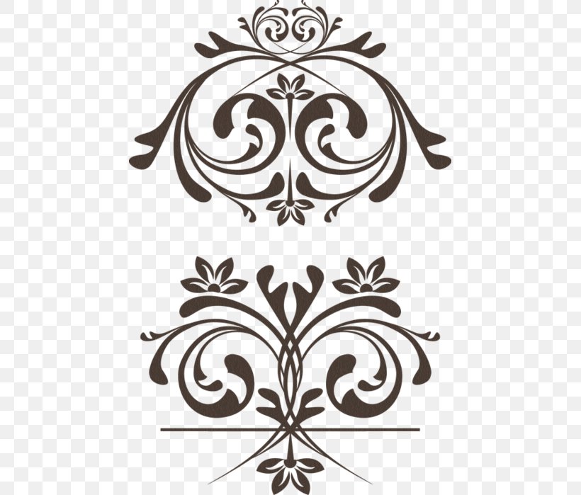 Clip Art Graphic Design Image, PNG, 455x699px, Motif, Blackandwhite, Floral Design, Logo, Ornament Download Free