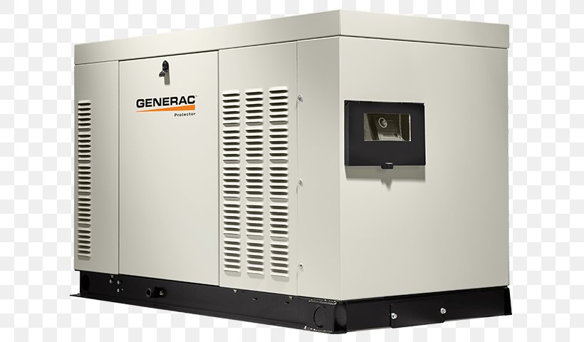Generac Power Systems Standby Generator Electric Generator Generac Protector 25 KW Standby Generac RG02515ANAX, PNG, 768x480px, Generac Power Systems, Diesel Generator, Electric Generator, Electronic Component, Emergency Power System Download Free
