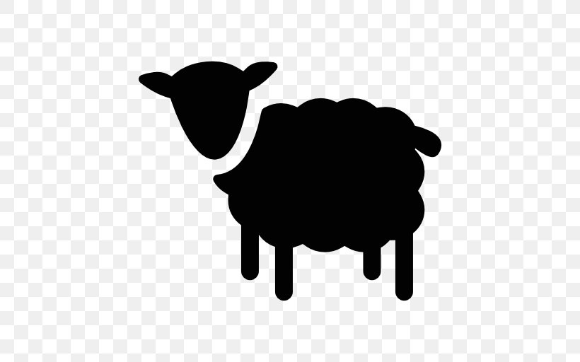 Merino Wool Lopi Clip Art, PNG, 512x512px, Merino, Black, Black And White, Black Sheep, Cattle Like Mammal Download Free