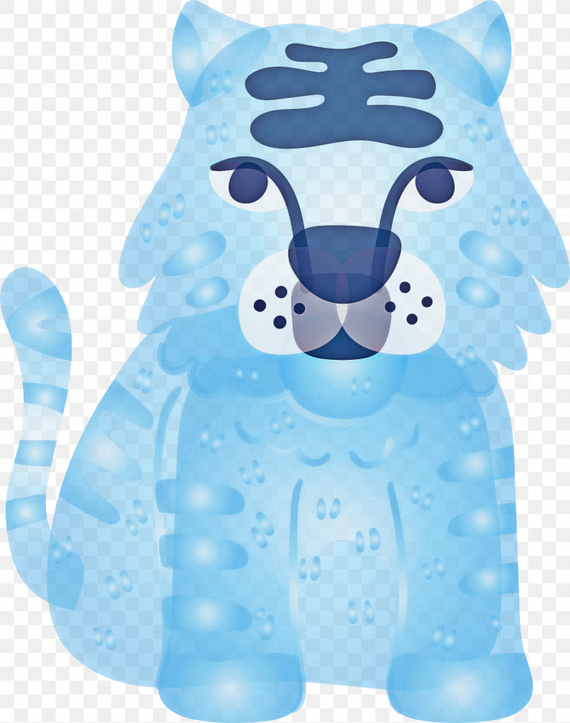Tiger, PNG, 2361x3000px, Tiger, Animal Figure, Bear, Blue, Cartoon Download Free